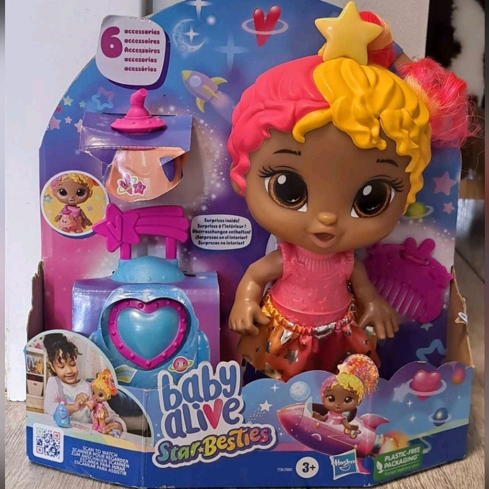 Brand New Baby Alive Star Besties Doll- Bright Bella